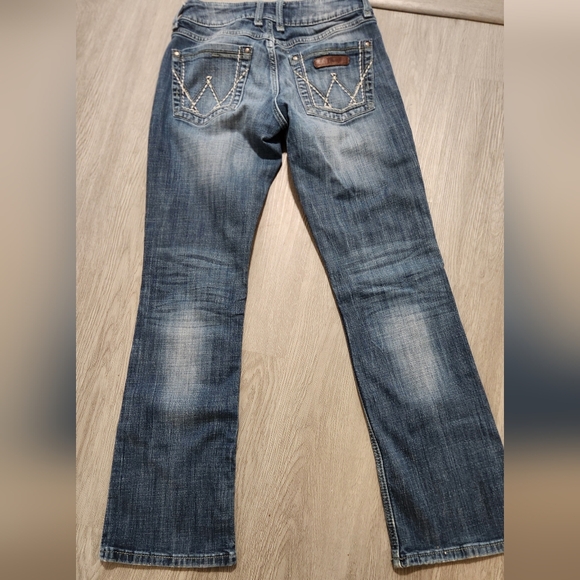 Wrangler Bootcut Denim Jeans , Size 1/2 - Picture 2 of 5